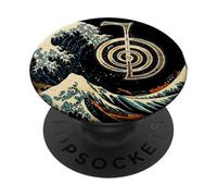 Cho Ku Rei Symbol, Reiki, Power, Protection, Aura Flow PopSockets PopGrip Adhésif