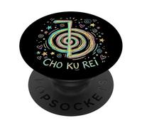 Cho Ku Rei Symbol, Reiki, Power, Protection, Aura Flow PopSockets PopGrip Adhésif
