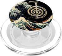 Cho Ku Rei Symbol, Reiki, Power, Protection, Aura Flow PopSockets PopGrip pour MagSafe