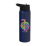 Cho Ku Rei Symbol, Reiki, Power, Protection, Aura Flow Stainless Steel Insulated Water Bottle