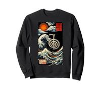 Cho Ku Rei Symbol, Reiki, Power, Protection, Aura Flow Sweatshirt