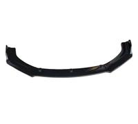 Choc Avant Lame Kit carrosserie avec Spoiler Pare-Chocs Avant Lame diffuseur Protection Plastique ABS pour Volvo S60 S60L 2012-2017(Noir Brillant)