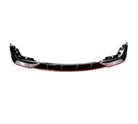 Choc Avant Lame Lèvre Pare-Chocs Avant Spoiler diffuseur kit carrosserie Amovible Protection pour BMW Série 3 G20 G21 2019-2022(Noir Rouge)
