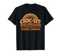 Choc Lit 100 Mélanine Black History Month Retro Power Fist T-Shirt