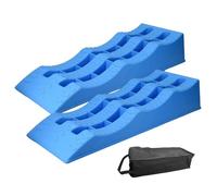 Chock De Roue De Remorque - Économie De Pneu En Caoutchouc, Bouchons De Frein Non Glissant | Kit De Stabilisation Des Remorques Léger, Roues RV Multiprofectées À Cachettes Avec Base Non Dérap