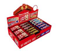 Choco Box Nestlé, 62 barres chocolatées assorties