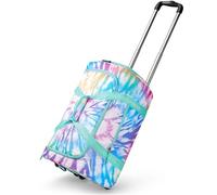 Choco Mocha Sac de sport à roulettes pour filles - 55,9 cm, Tie Dye Rainbow