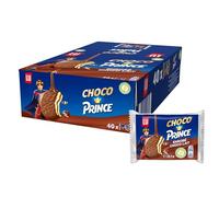 Choco Prince de LU - Biscuits Enrobés de Chocolat au Lait et Fourrés Goût Chocolat - Au Blé Complet - Pack de 40 Paquets (28,5 g)