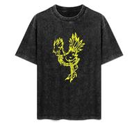 Chocobo Art VII Ff7 Ffxv Ff15 Retro Gamer Mens Black Graphic Tee Printed Unisex T-Shirt Black XL