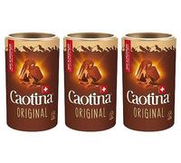 Chocolat à boire original Caotina, poudre de cacao avec le meilleur chocolat suisse, chocolat chaud durable et certifié, 3x200g