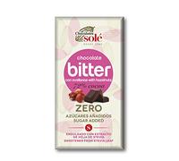 Chocolat amer 72% aux noisettes et stévia 100 g (Noisette - Cacao)