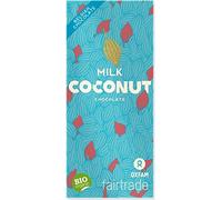 Chocolat au lait avec des flocons de noix de coco FAIR TRADE BIO 100 g - OXFAM