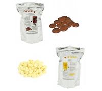 Chocolat au lait et blanc pour fontaine à chocolat 2x1KG Fondue