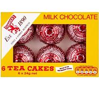 Chocolat au lait les Teacakes de Tunnock (6 par paquet - 144g) - Paquet de 6