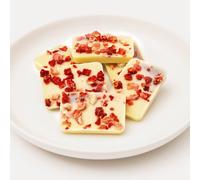 Chocolat blanc avec fourrage à la fraise et morceaux de fraise lyophilisée One Colour One Size