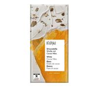 Chocolat blanc Vivani Stracciatella avec pépites de cacao bio - 80 g