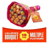 Chocolat-bonbon Chupa chups - 8400100 - Flower Bouquet Composé de 19 Sucettes de 12 g