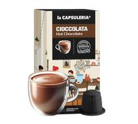 CHOCOLAT CHAUD (80 Capsules) compatible avec Nespresso, Lot de 8 x 10 Capsules (80 portions tot) - la Capsuleria