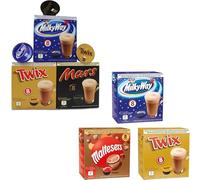 Chocolat chaud Dolce Gusto compatible - Milky Way, Twix, Mars, Maltesers - 48 capsules
