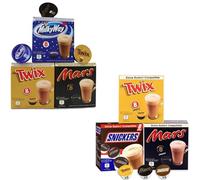 Chocolat chaud Dolce Gusto compatible - Milky Way, Twix, Mars, Snickers - 48 capsules