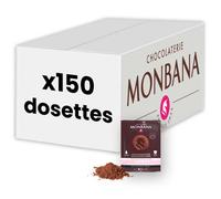 Chocolat Chaud Monbana 4 Etoiles - 3 boîtes - 150 dosettes individuelles