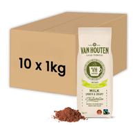 Chocolat Chaud Van Houten VH Fairtrade Max Havelaar Cacao 12% - 10 paquets - 10 Kg