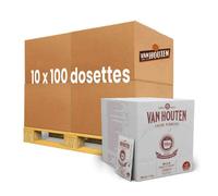 Chocolat Chaud Van Houten VH6 - 10 boites distributrices - 1000 dosettes individuelles