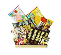 Chocolat Dagashi Box 20pcs Umaibo Snack avec AKIBA KING Autocollant Bonbon japonais