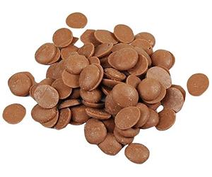 Chocolat de couverture au Lait Lactée Caramel pistoles 31,2% Cacao Barry 1 kg.
