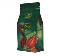 Chocolat de couverture noir - CACAO BARRY - Ocoa 70 % - 1 kg - Goût cacaoté intense - Pointe d'acidité