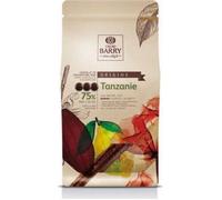 Chocolat de couverture noir - NC - Origine Tanzanie - 75% cacao - 2,5 kg - Noir - Vendu à l'unité