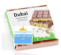 Chocolat de Dubaï - à la pistache & Kadayif selon la recette originale - 100 gr de chocolat au lait