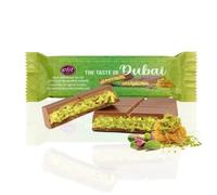 Chocolat de Dubaï - Elit "The Taste of Dubai" - Original, crème de pistache, chocolat au lait à la crème de pistache et kadayıf de cheveux d'ange (90g) [4 unités]