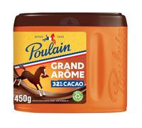 Chocolat en Poudre Grand Arôme POULAIN - La boîte de 450G Lot De 4 - Par Lot