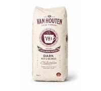 Chocolat en poudre instantané Van Houten VH1 Dark - 1 kg - Goût intense & équilibré - Boisson chocolatée onctueuse - Jusqu’à 50 tasses