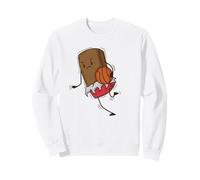 Chocolat Joue au Basket-Ball Sweatshirt