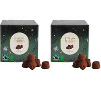 Chocolat Mathez - Truffes au chocolat - Boite chocolat à offrir - Fabrication française - Ballotin Noël - Idée cadeau (Lot de 2)