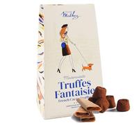 Chocolat Mathez - Truffes au chocolat - Boite chocolat à offrir - Fabrication française - Brisures de crêpes dentelles - Étui en carton - Idée cadeau