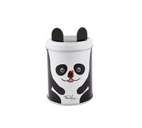 Chocolat Mathez - Truffes au chocolat et Pop Corn - Boîte chocolat à offrir en forme de Panda - Boîte métal décorative à réutiliser - Idée cadeau adultes et enfants