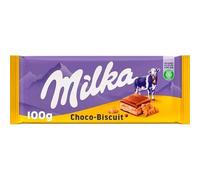 Chocolat Milka | Barre De Chocolat Choco-Biscuit | Milka Chocolat | Milka Tablette | 100 Gramme Total