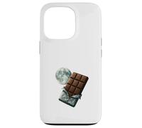 Chocolat Moon Cosmic Dessert Art Coque pour iPhone 13 Pro