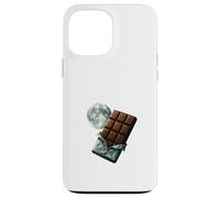 Chocolat Moon Cosmic Dessert Art Coque pour iPhone 13 Pro Max