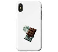 Chocolat Moon Cosmic Dessert Art Coque pour iPhone X/XS