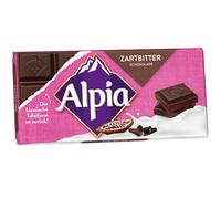 Chocolat noir Alpia au goût fondant 100g