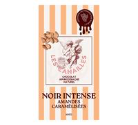 Chocolat noir amandes caramélisées - Tablette 100g - Les canailles
