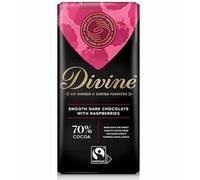 Chocolat Noir Divine À La Framboise 100G - Paquet de 2