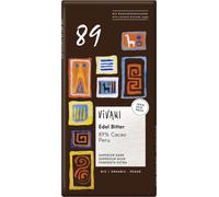 Chocolat noir du Pérou 89%80 g - VIVANI