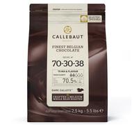 Chocolat noir extra en callets - CALLEBAUT - 70,5 % de cacao - Callets de chocolat - Format 2,5 kg