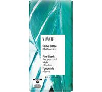 Chocolat noir fourré à la menthe100 g - VIVANI
