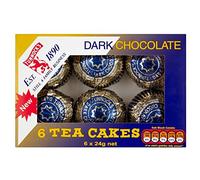 Chocolat noir les Teacakes de Tunnock (6 par paquet - 144g) - Paquet de 6